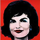 Andy Warhol Canvas Paintings - Jackie 1964